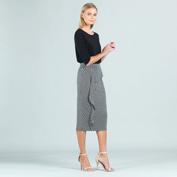 Solid Basic Scoop Neck Half Sleeve Top